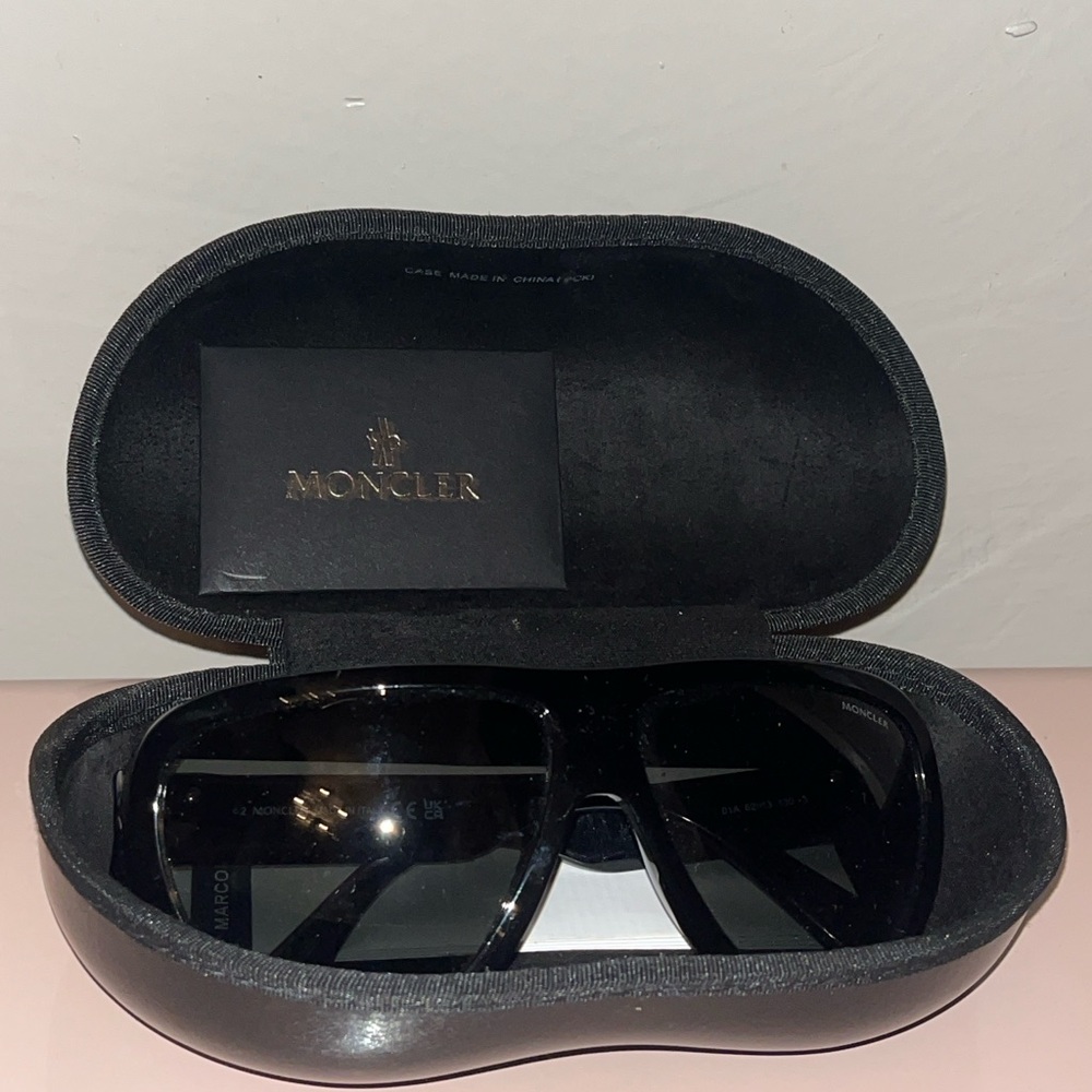 Moncler ‘Anodize’ Black Sunglasses